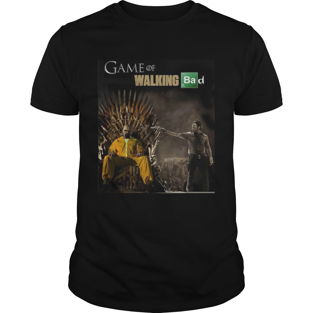 Game Of Walking Bad Mashup T-shirts