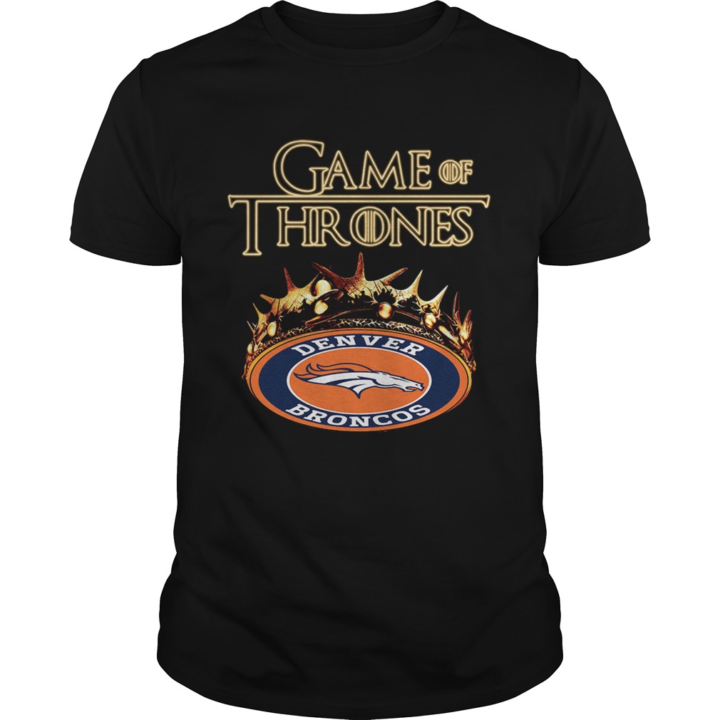 Game of Thrones Denver Broncos mashup shirts