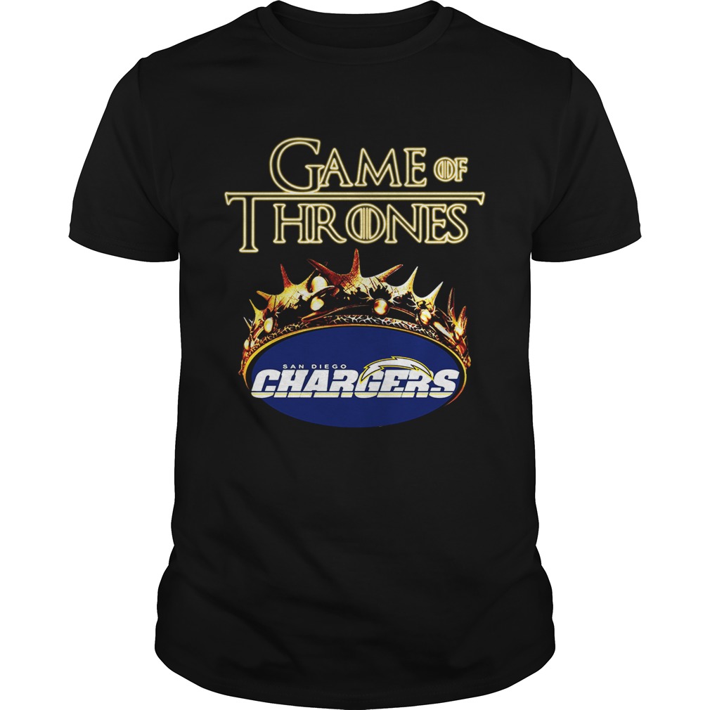 Game of Thrones Los Angeles Chargers mashup shirts