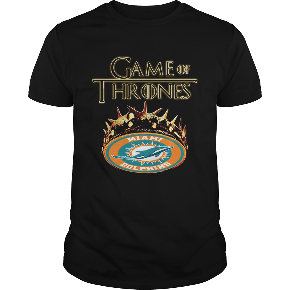 Game of Thrones Miami Dolphins mashup shirts