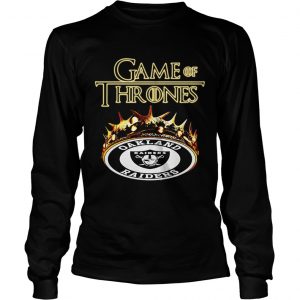 Game of Thrones Oakland Raiders mashup longsleeve tee