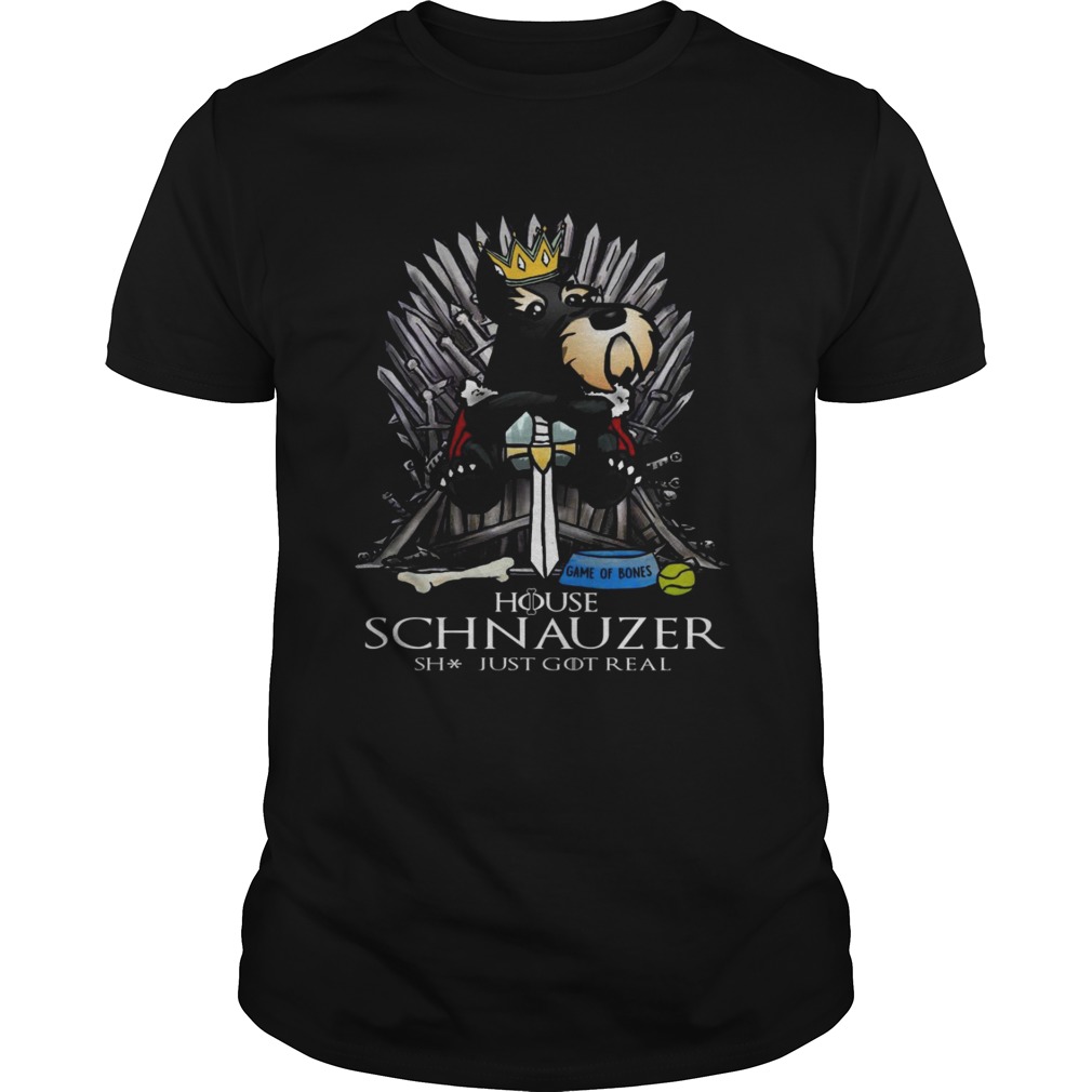 Game of bones house schnauzer shit just got real shirts