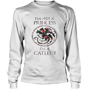 Game of throne Im not a princess Im a catleesi flower longsleeve tee