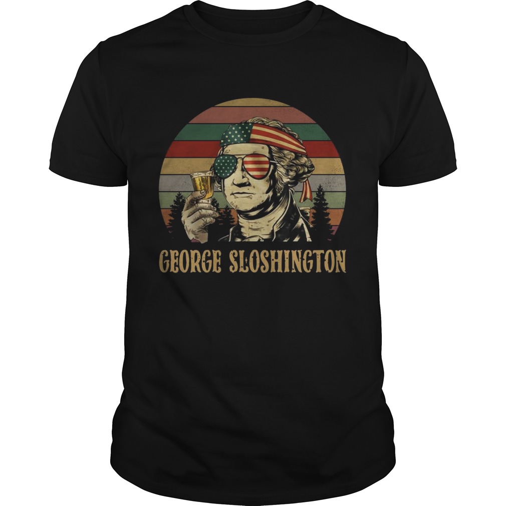 George sloshingtion vintage sunset shirts