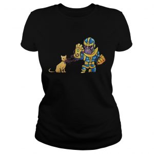 Goose flerken cat Get Infinity Gauntlet from Thanos ladies tee