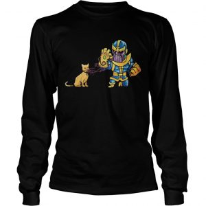 Goose flerken cat Get Infinity Gauntlet from Thanos longsleeve tee