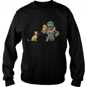 Goose flerken cat Get Infinity Gauntlet from Thanos sweatshirt