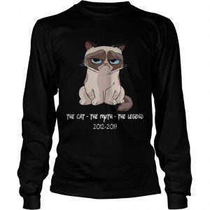 Grumpy the cat the myth the legend 20122019 longsleeve tee