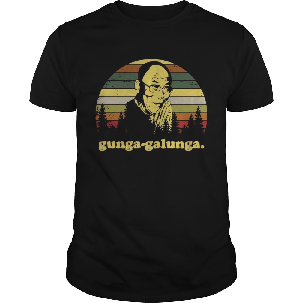 Gunga-galunga vintage retro sunset shirts