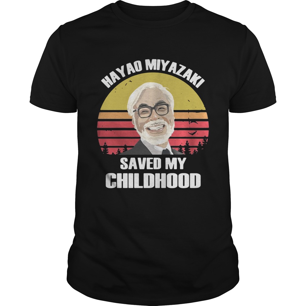 Hayao Miyazaki saved my childhood sunset shirts