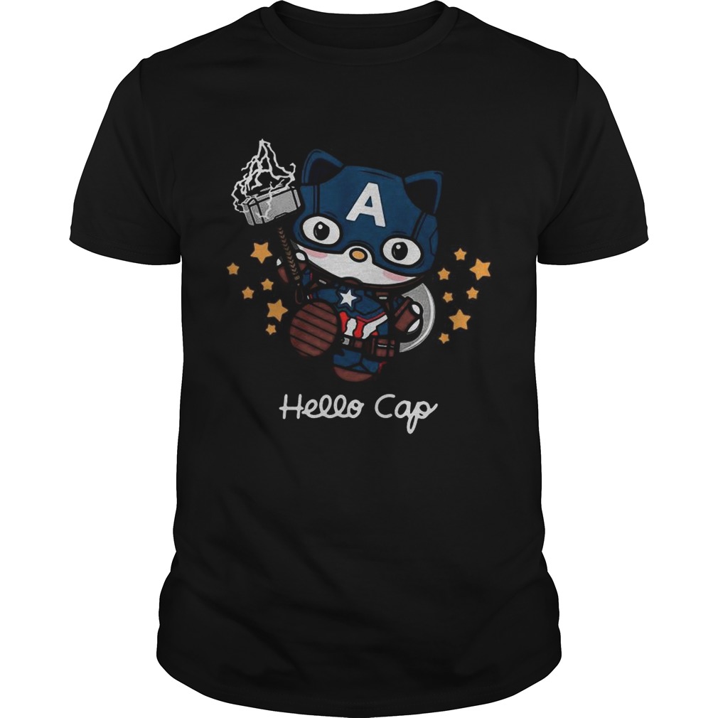 Hello Kitty Captain America shirts