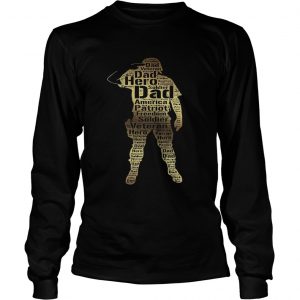 Hero Veteran Dad longsleeve tee