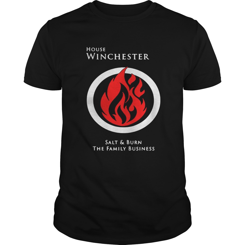 House winchester salt and burn the family business shirts