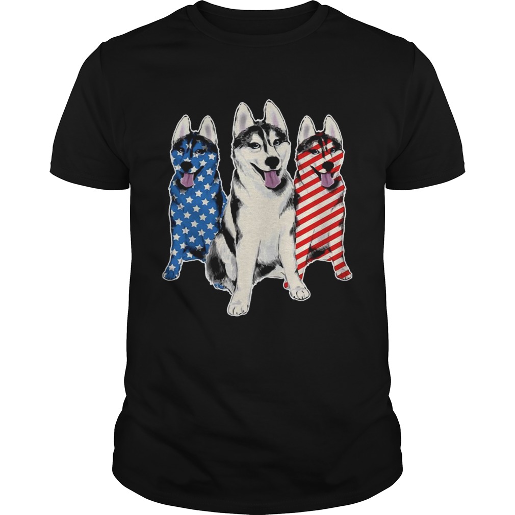 Husky Flag T-shirts