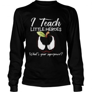 I Teach Little Heroes Venom longsleeve tee