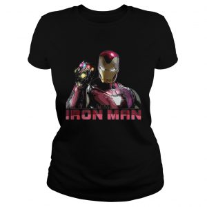 I am Iron Man Avengers Endgame Nano gauntlet ladies tee