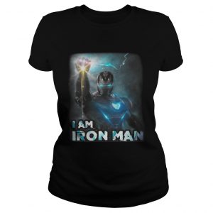 I am Iron Man Endgame Avengers ladies tee