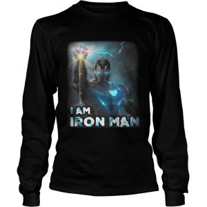 I am Iron Man Endgame Avengers longsleeve tee