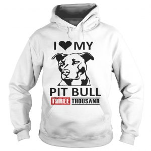 I love my Pit Bull three thousand Marvel Studios hoodie