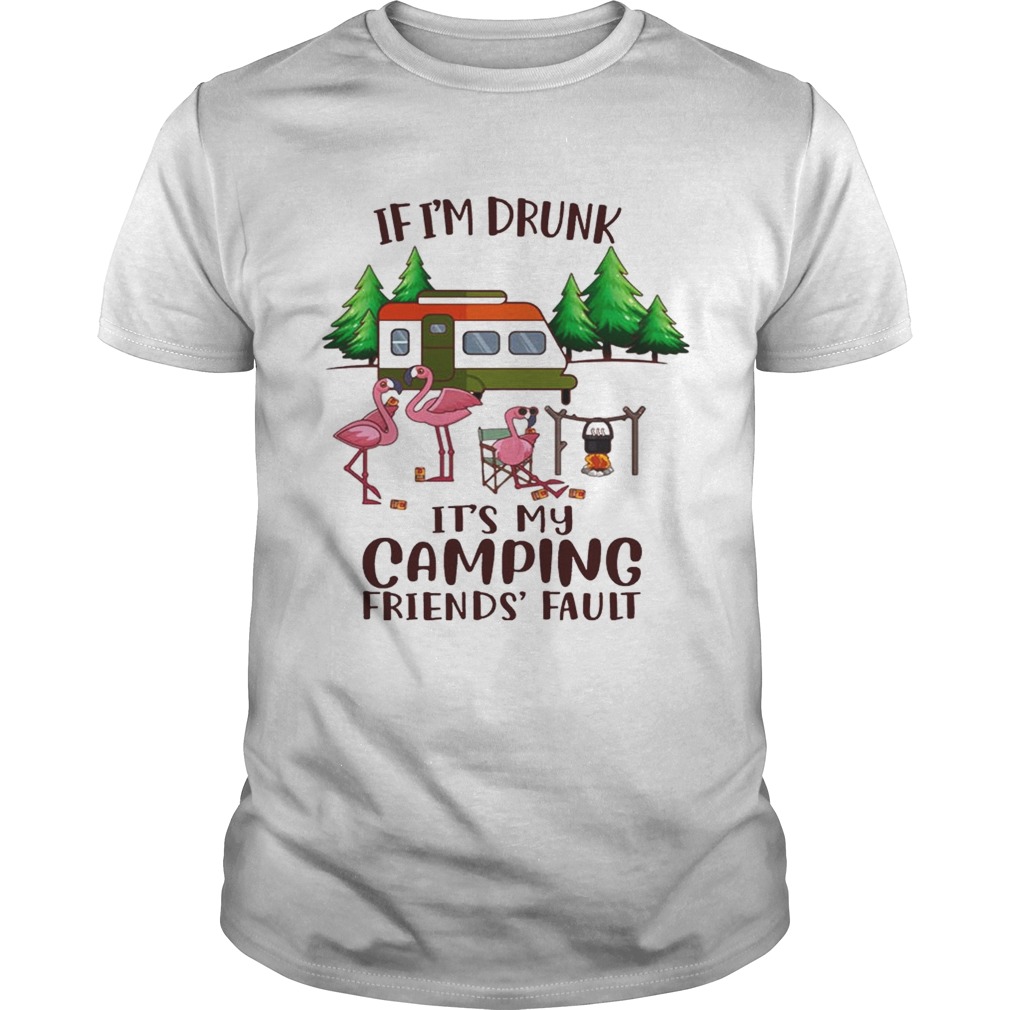 If I’m Drunk It’s My Camping Friends’ Fault T-shirts