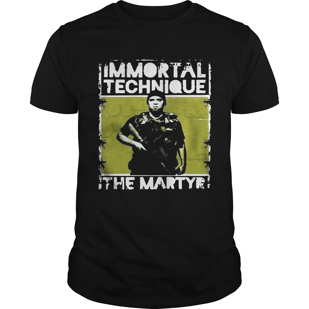 Immortal technique The Martyr shirts