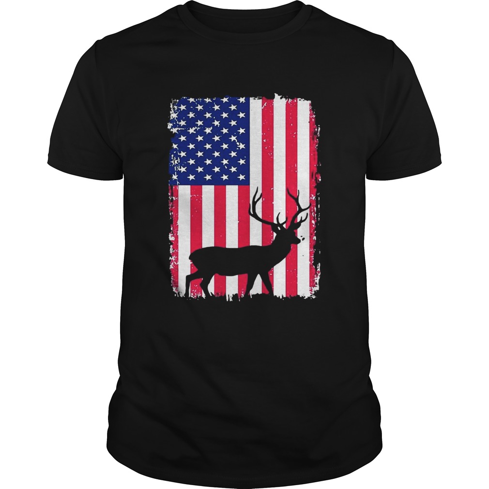 Independence Day Hunting American Flag Shirts