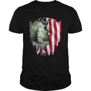 Independence day 4th of July Heineken America Flag unisex