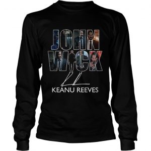 John Wick Keanu Reeves signature longsleeve tee