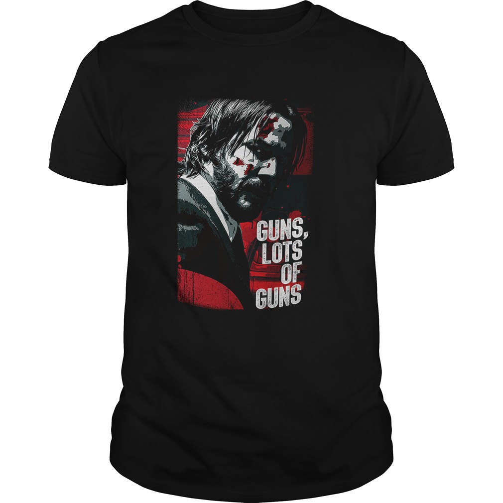 John Wick guns lots of guns shirts