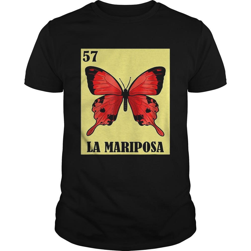 La Mariposa Mexican Lotería Version – T-shirts