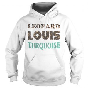 Leopard louis turquoise hoodie