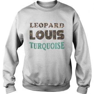 Leopard louis turquoise sweatshirt