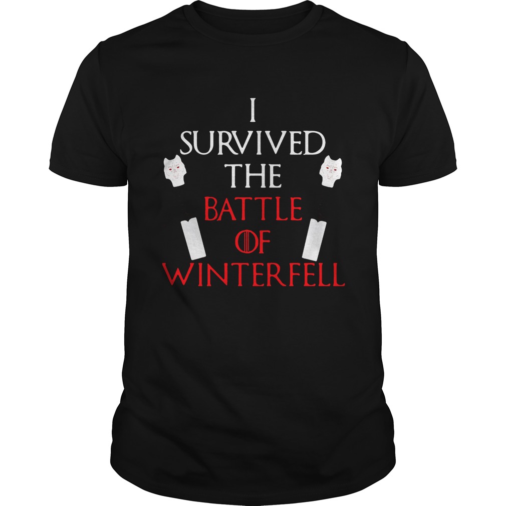 Longclaw of Jon Snow I survived the battle of Winterfell Game of Thrones shirts