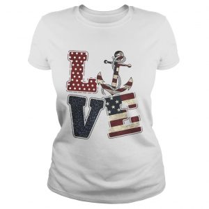 Love anchor America ladies tee