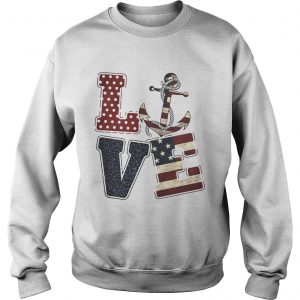 Love anchor America sweatshirtv