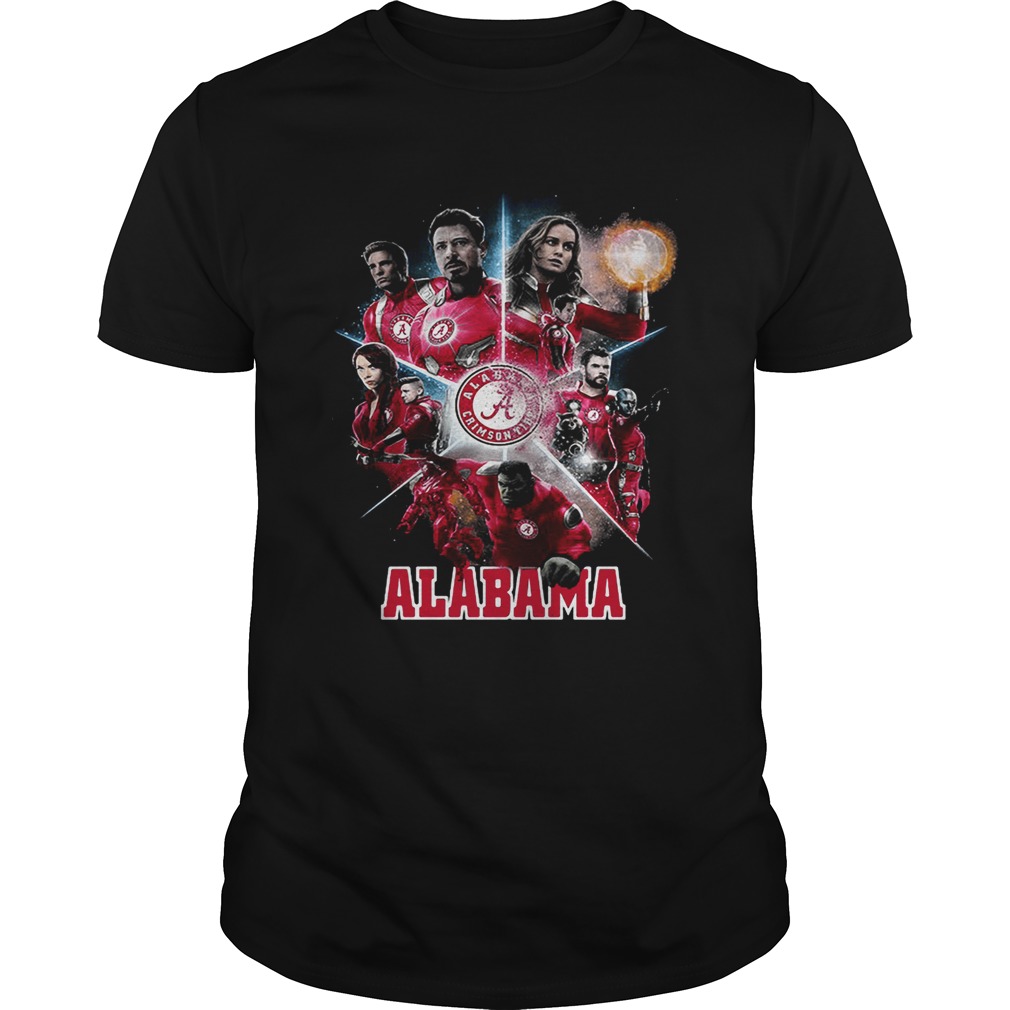 Love both Alabama Crimson Tide and Avengers Endgame shirts