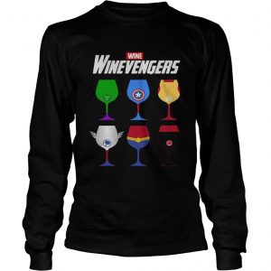 Marvel Avengers wine Winevergers longsleeve tee