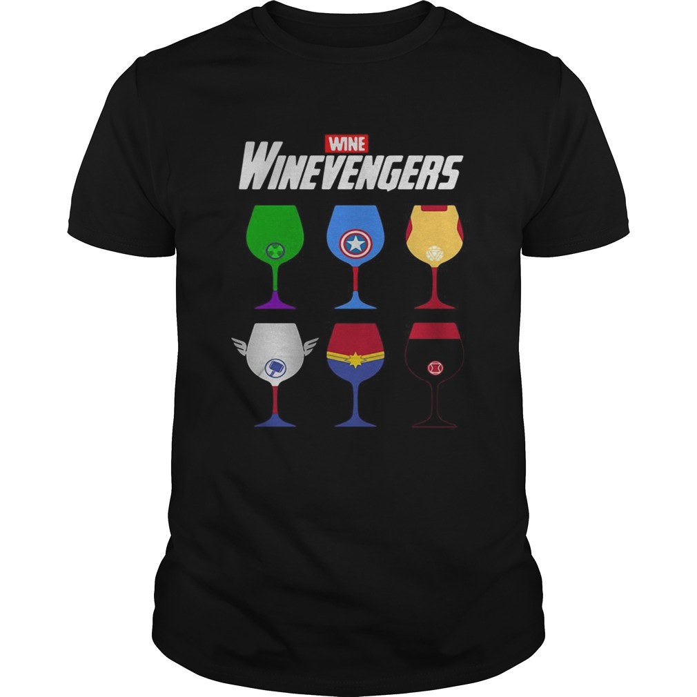 Marvel Avengers wine Winevergers shirts