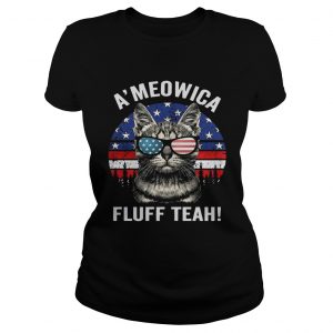 Meowica fluff yeah ladies tee