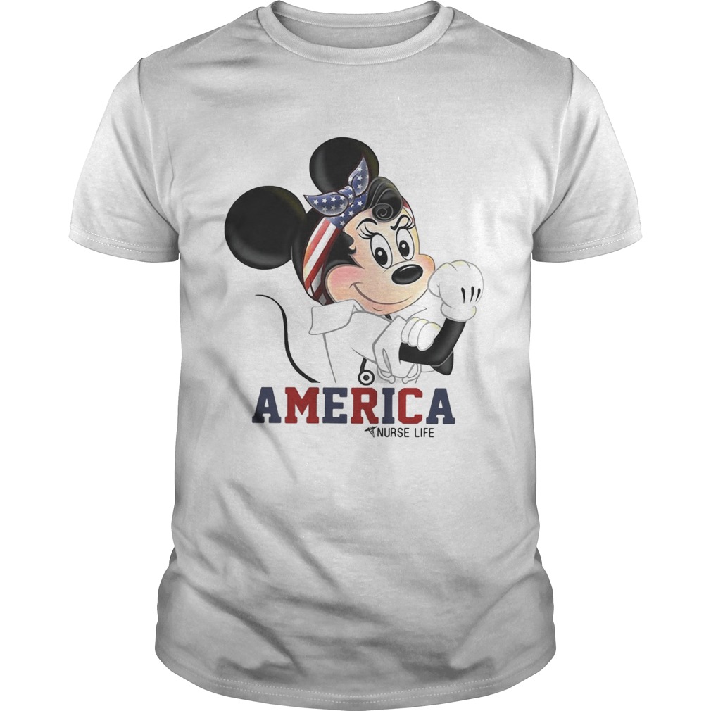  Mickey American nurse life shirts