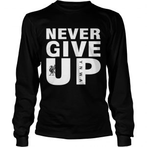 Mohamed Salah Never give up FC Liverpool longsleeve tee