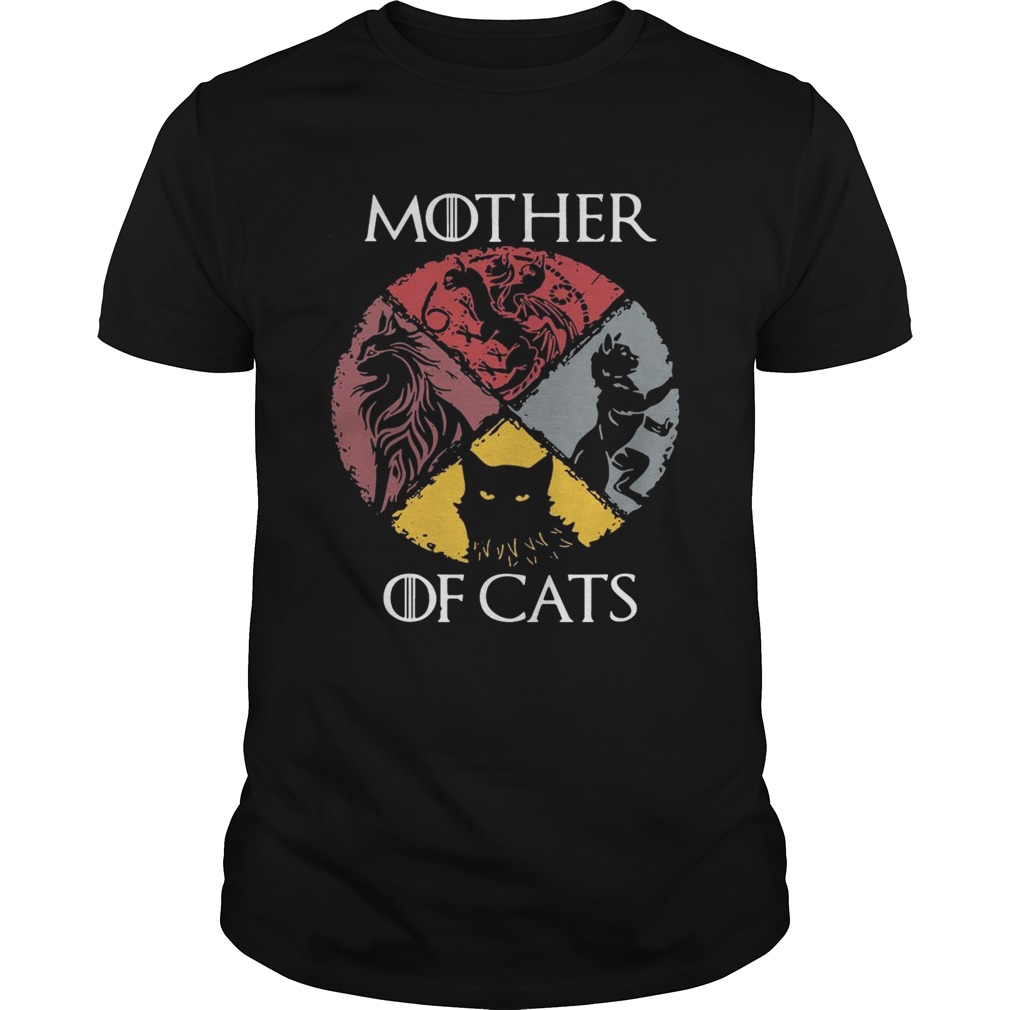 Mother of cats vintage Game of Thrones shirts