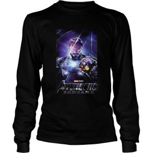 Original Marvel Avengers Endgame Iron Man Infinity Gauntlet longsleeve tee