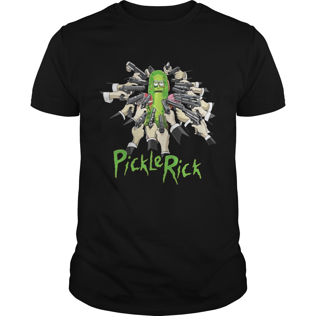 Pickle Rick John Wick Rick and Morty shirts