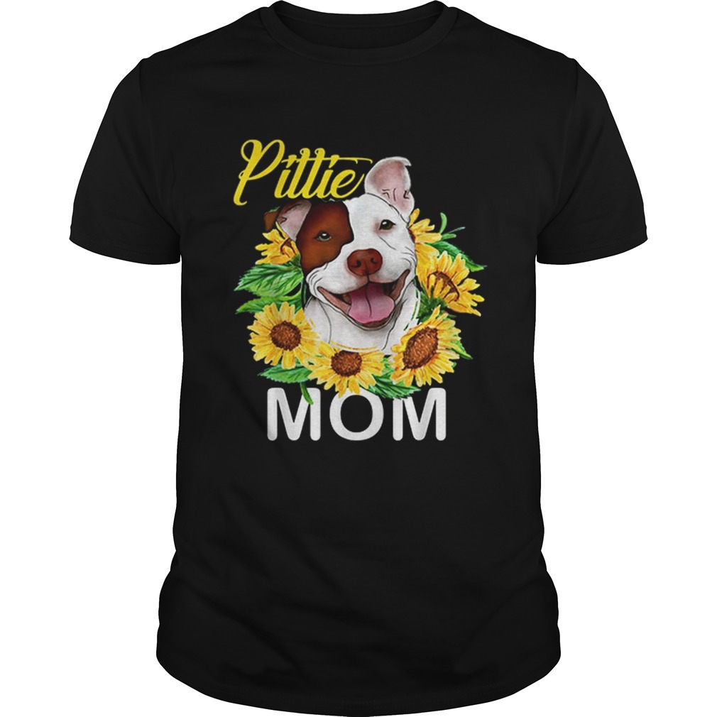 Pillie staffordshire Mom sunflowers shirts