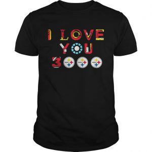 Pittsburgh Steelers Iron Man I love you 3000 thousand times unisex