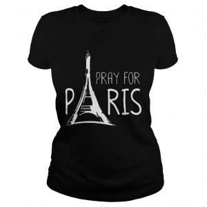 Pray For Paris ladies tee