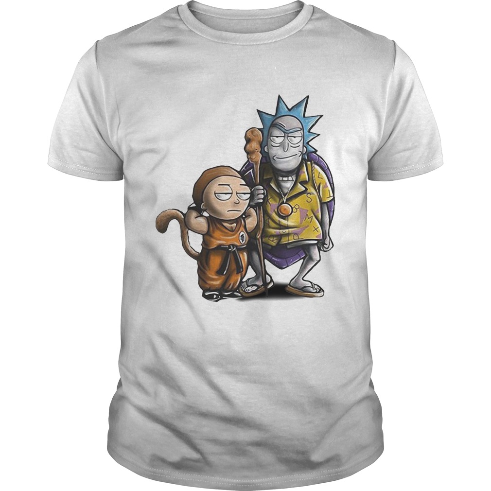 Rick and Morty Dragon Ball shirts