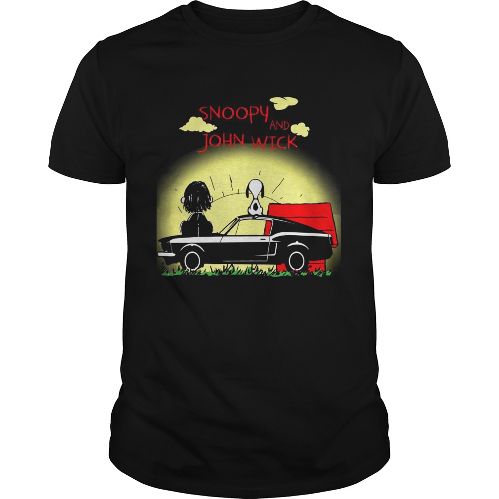 Snoopy and John Wick sunshine shirts