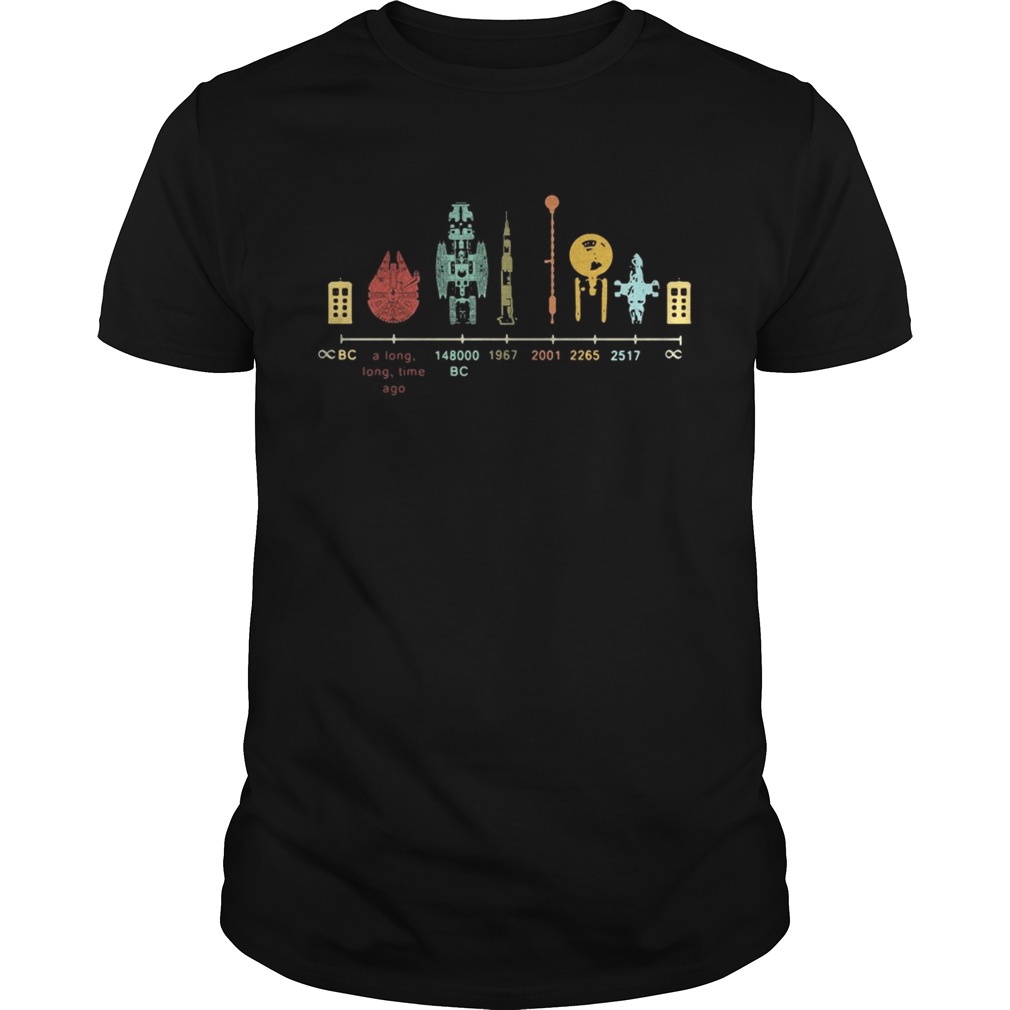 Spaceship Galaxy fire timeline 20 a long long time ago 148000 BC shirts